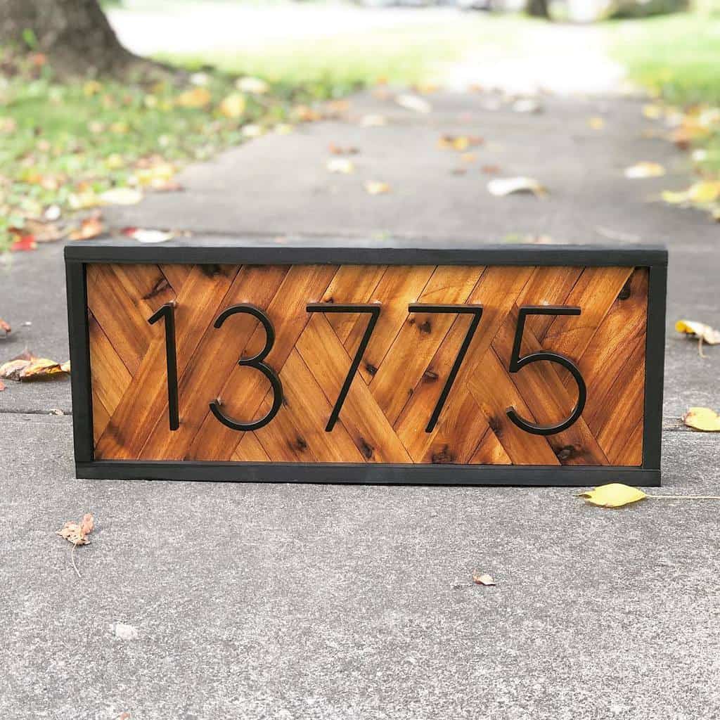 Wood House Number Ideas Hartwooddesignllc