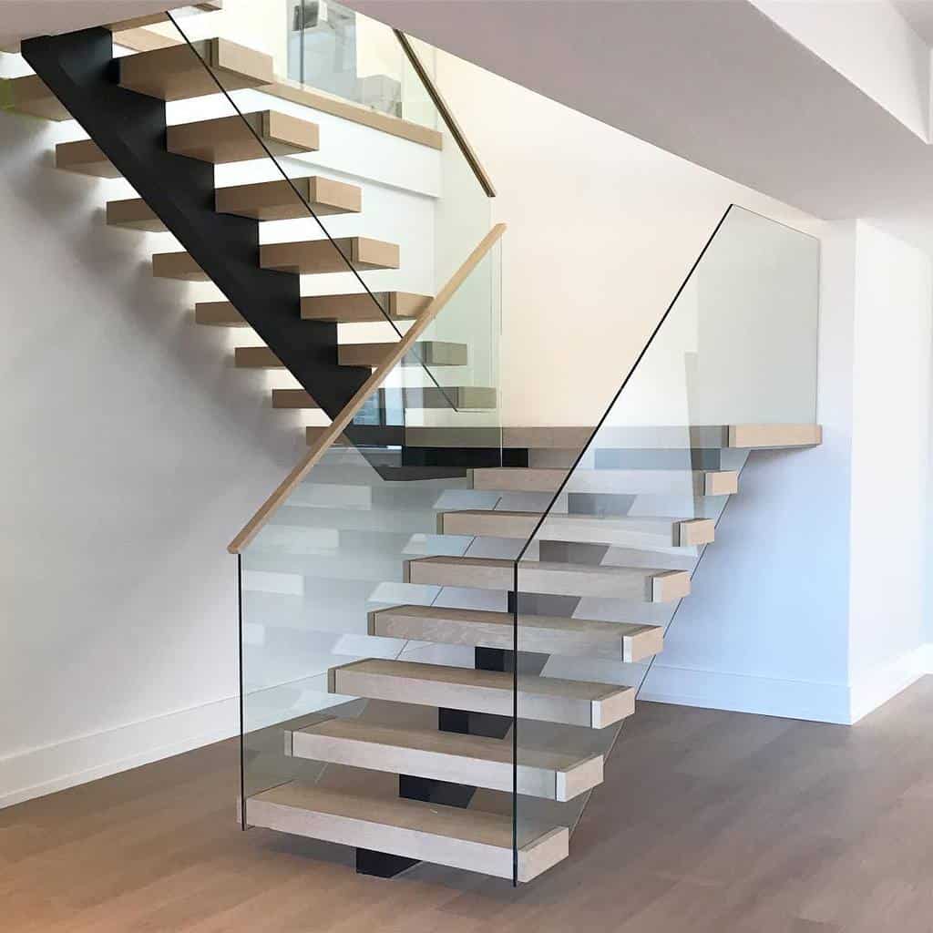 Stair Rail Basement Stair Ideas -nfgdesigns