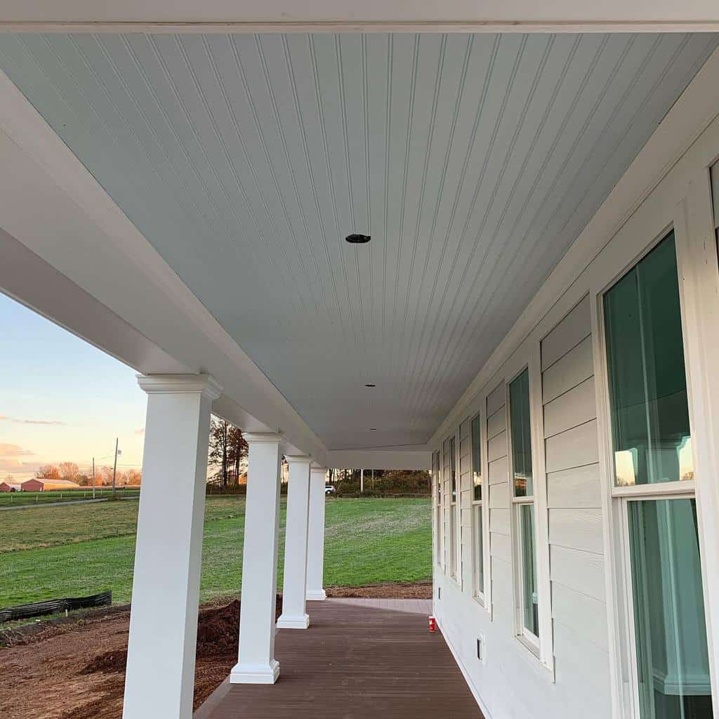 Blue Porch Ceiling Ideas -booziecreekfarm