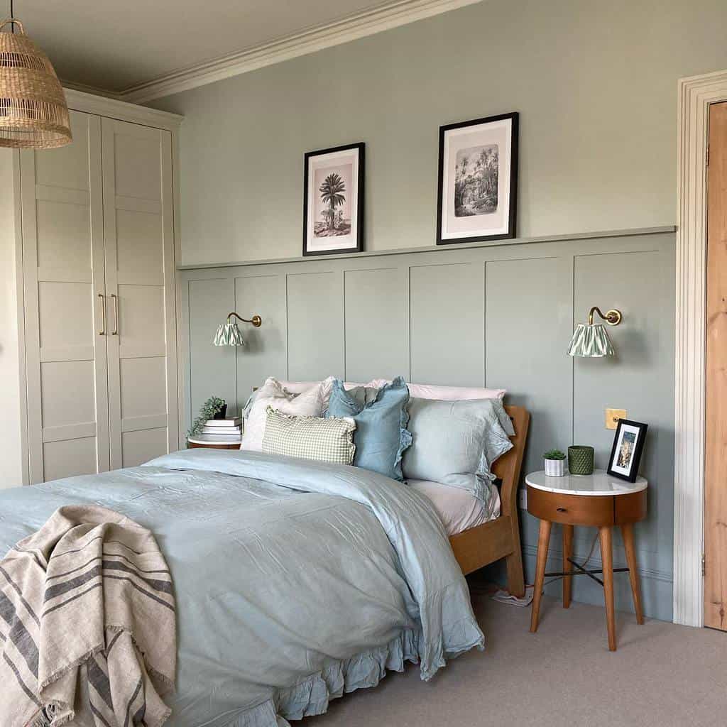 Muted Colors Bedroom Paint Ideas -1894home