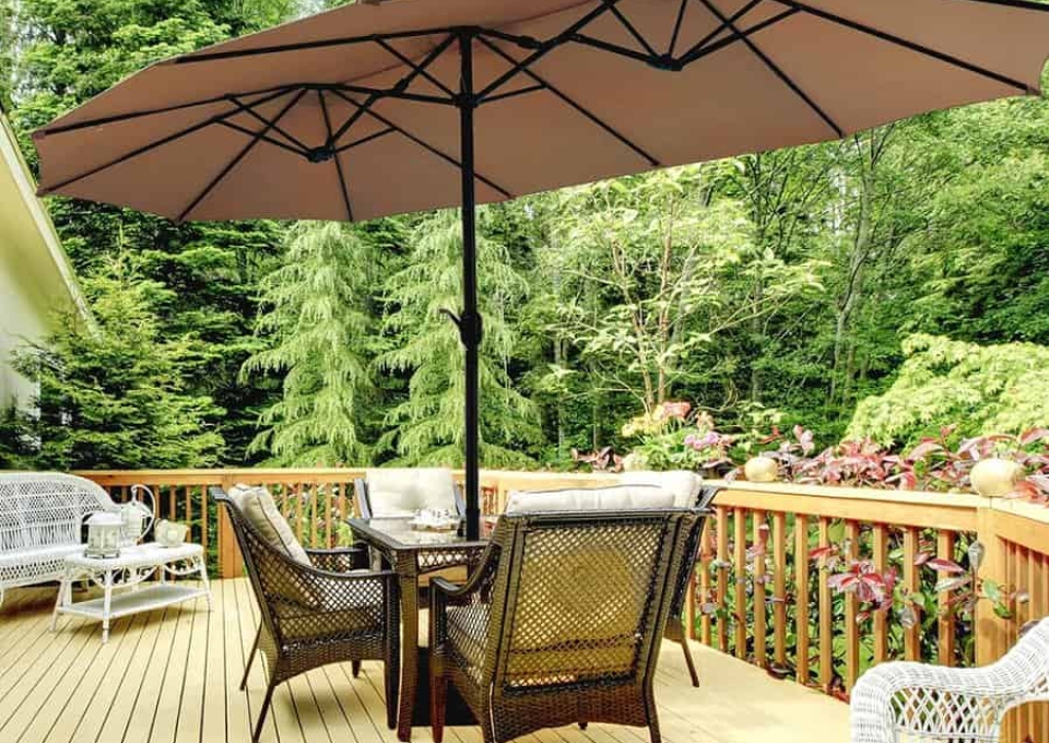 Clihome Market Patio Umbrella