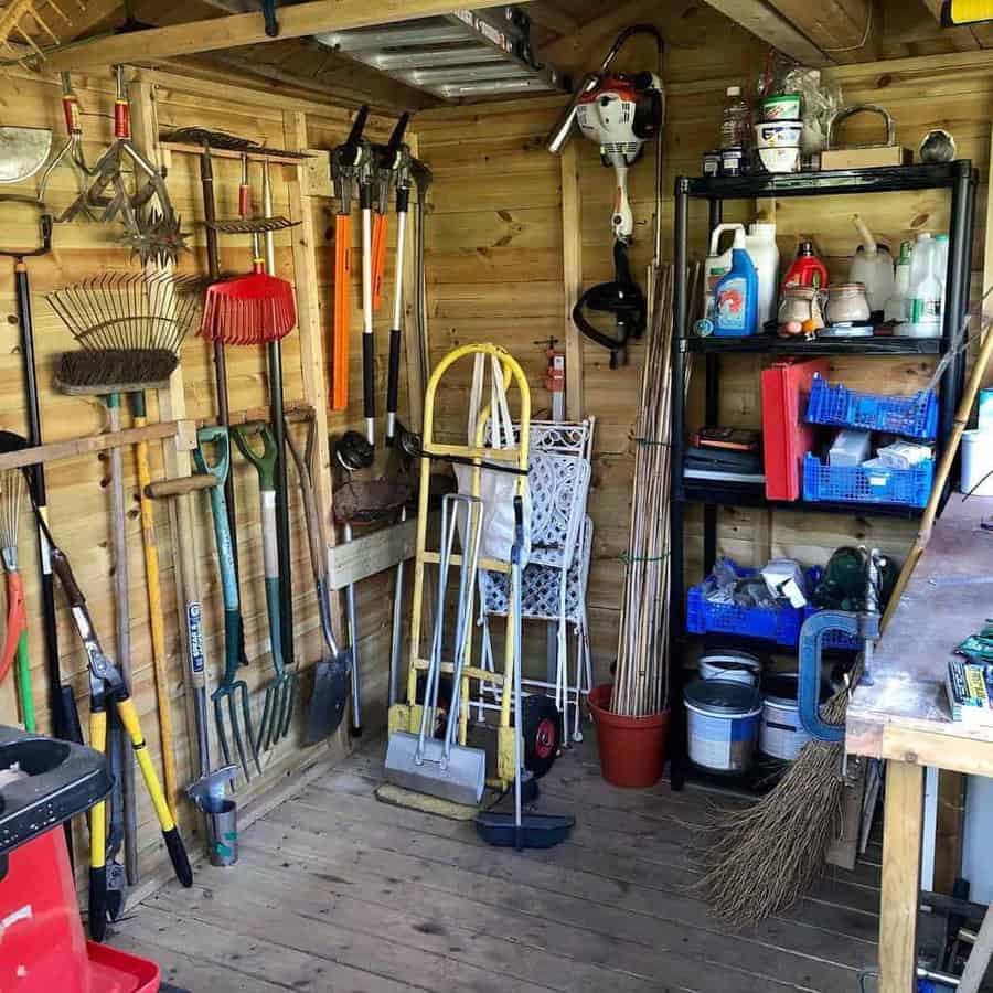 Diy Shed Storage Ideas Stevegiudici