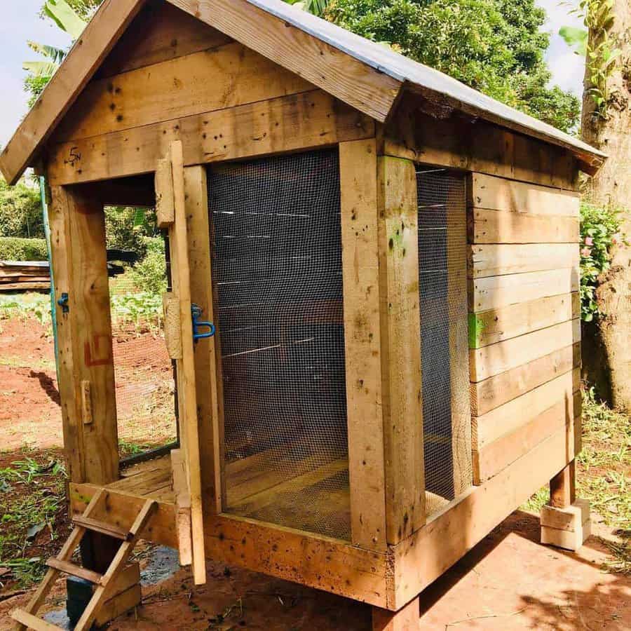 Pallet Chicken Coop Ideas Flying Sawdust