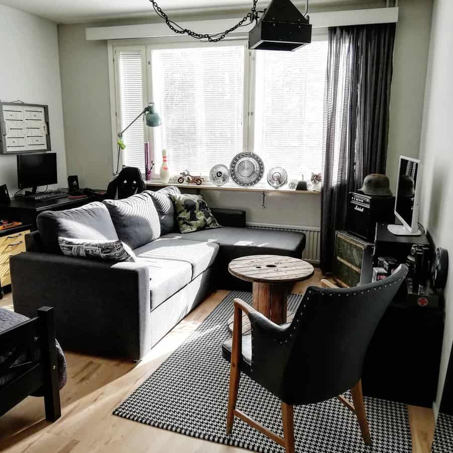 Apartment Industrial Living Room Ideas Rakkauvella