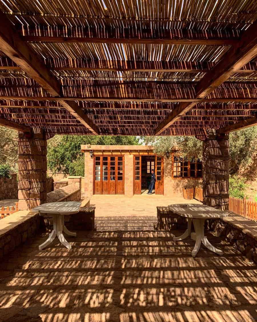 Bamboo Or Reed Inexpensive Patio Shade Ideas Melvin Acid