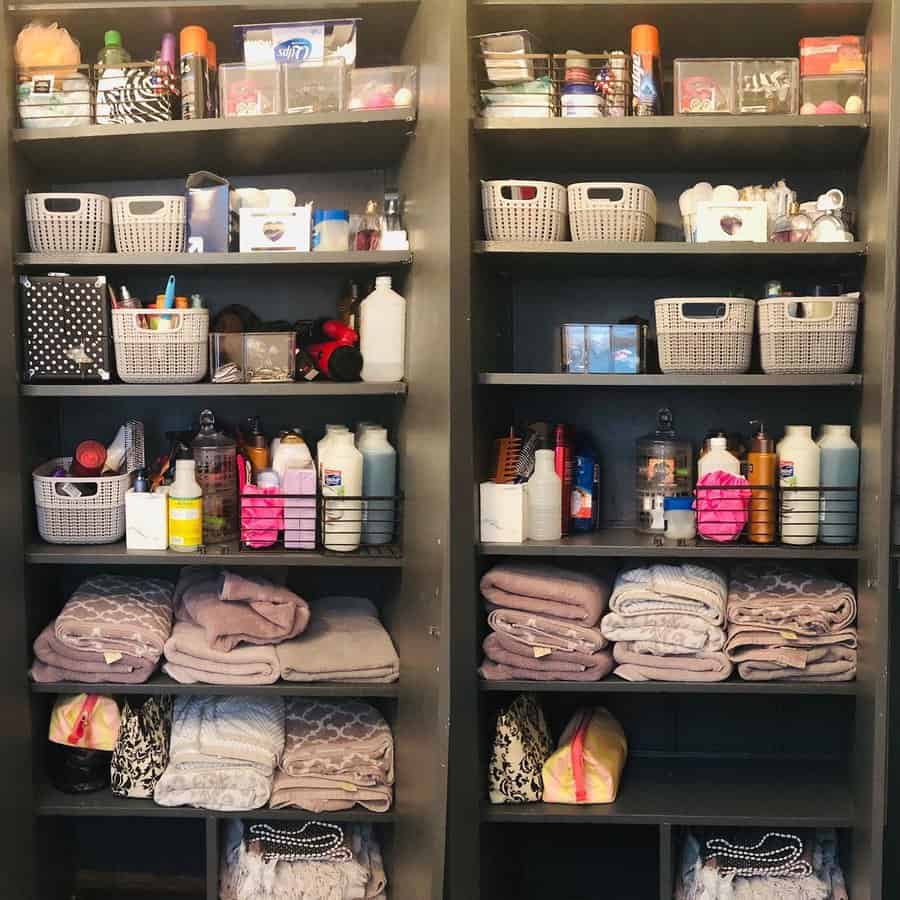 Bathroom Closet Organized Ideas Grey Jasmine