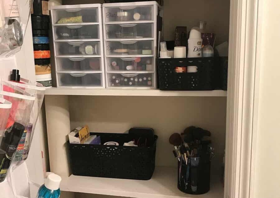 Bathroom Closet Organized Ideas Justjenniesjourney