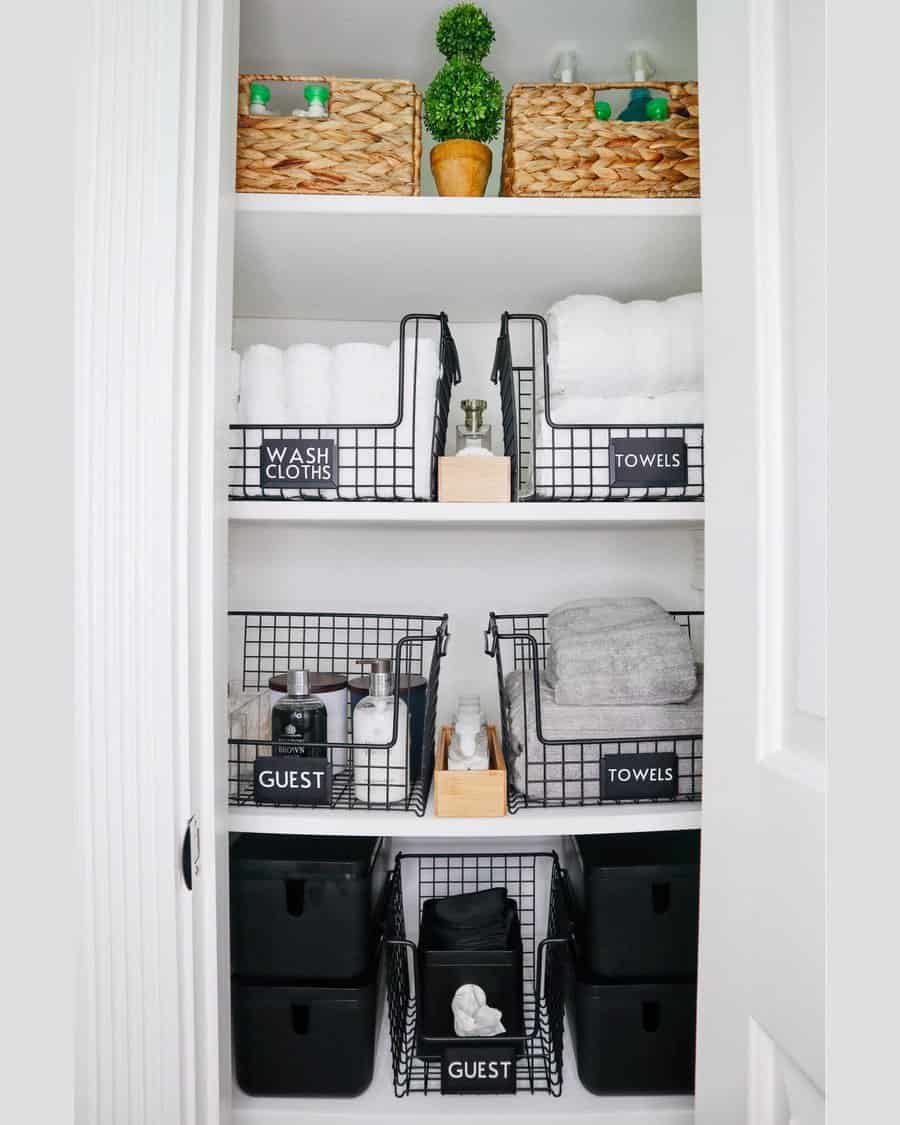 Bathroom Closet Organized Ideas Methodicalmuses