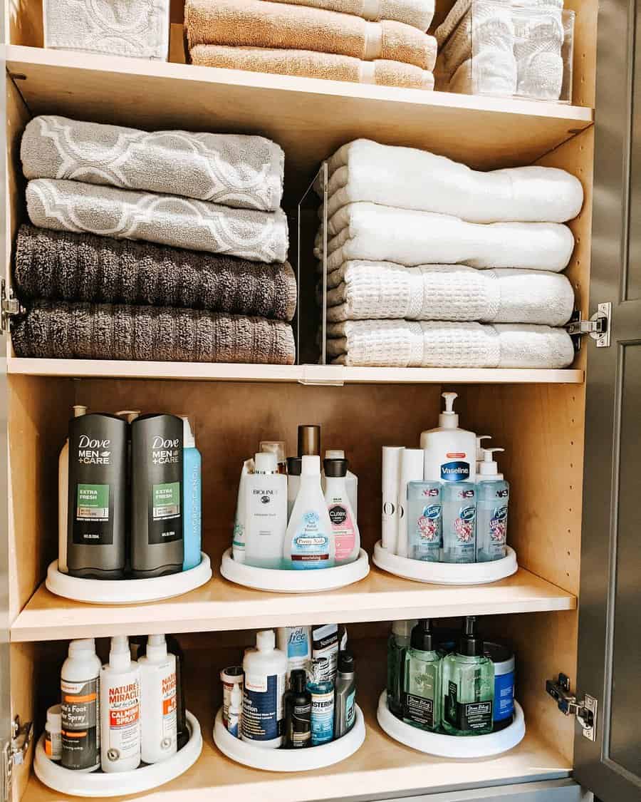 Bathroom Closet Organized Ideas Organizedbyjm