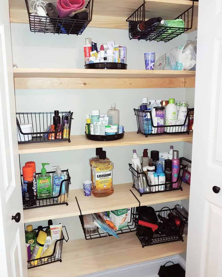 Bathroom Closet Shelves Ideas Norganizedlife