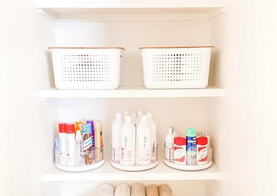 Bathroom Closet Shelves Ideas Organize Prioritize