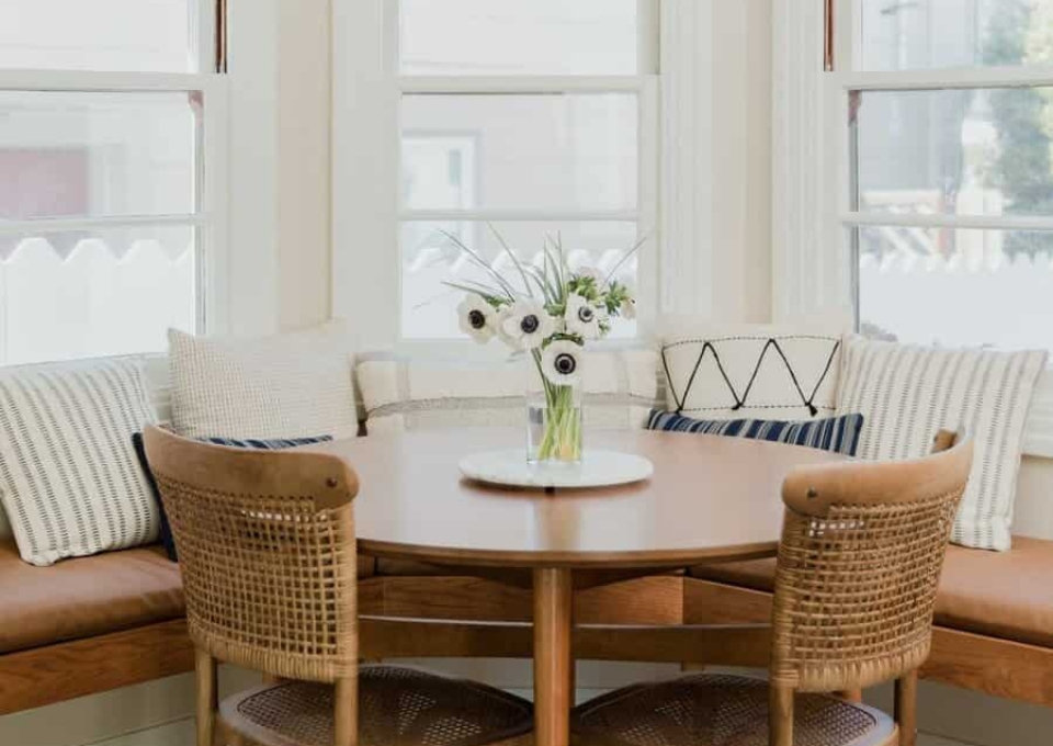 Bay Window Kitchen Nook Ideas Alexiscorrineinteriors