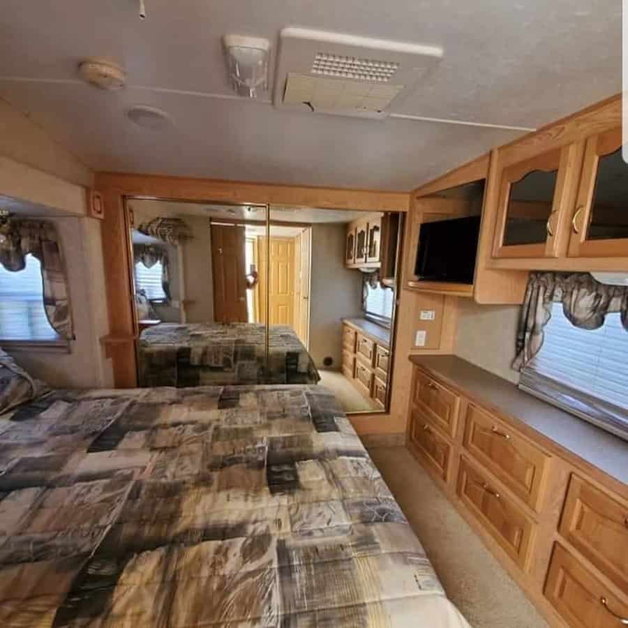 Bed Rv Storage Ideas The Wanderingwebbs