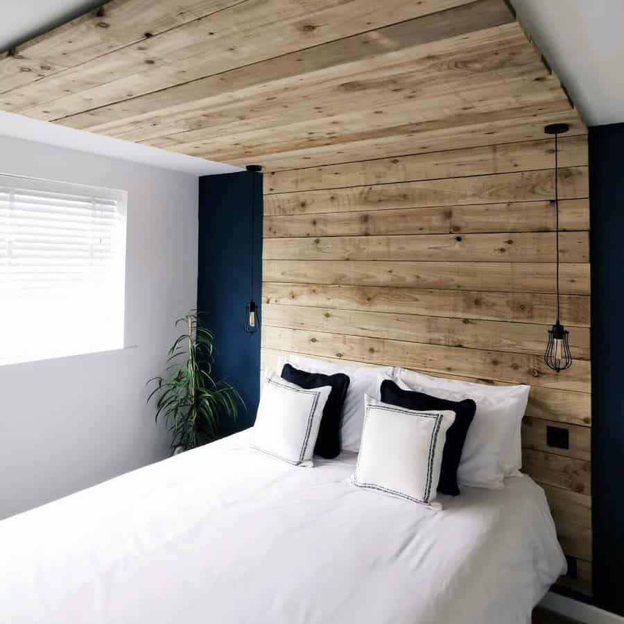 Bedroom Pallet Wall Ideas Grandads House To Our Home