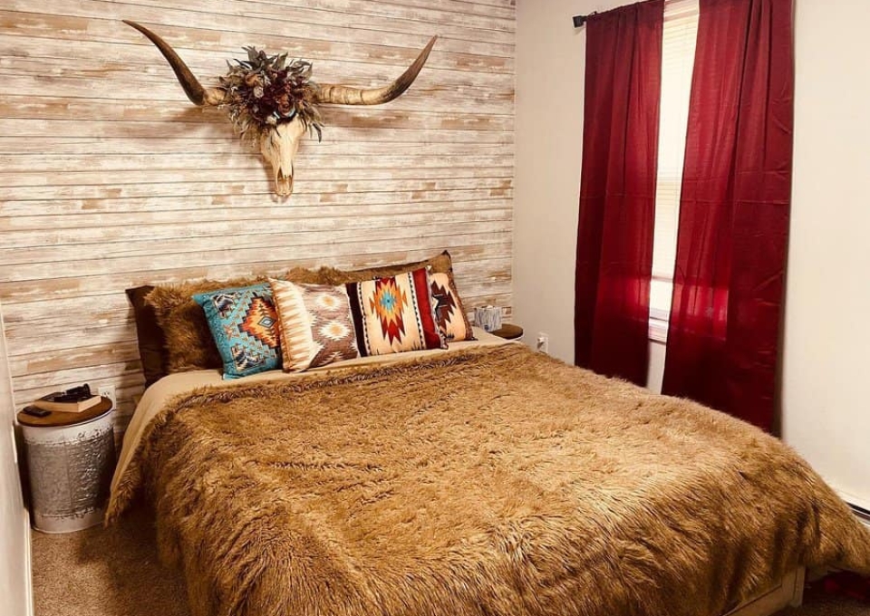 Bedroom Rustic Decorating Ideas Ascott