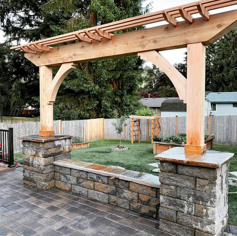 Bench Arbor Ideas Kj Perrydesignandbuild