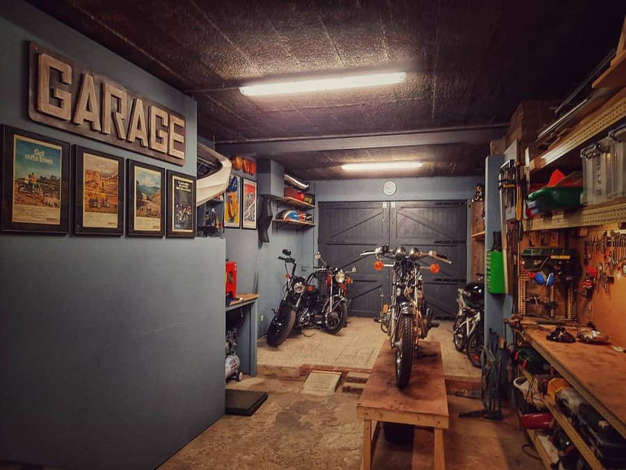 Black Garage Ceiling Ideas Latenightmotorcycles