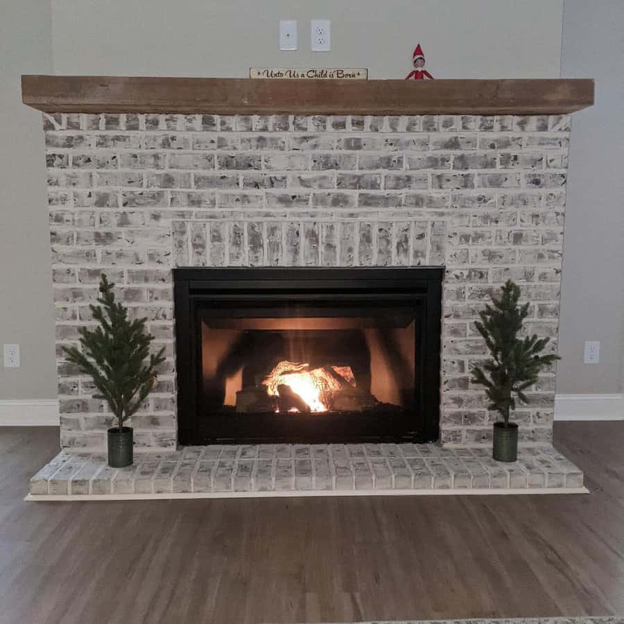 Brick Fireplace Ideas Hollyfarmhouseof