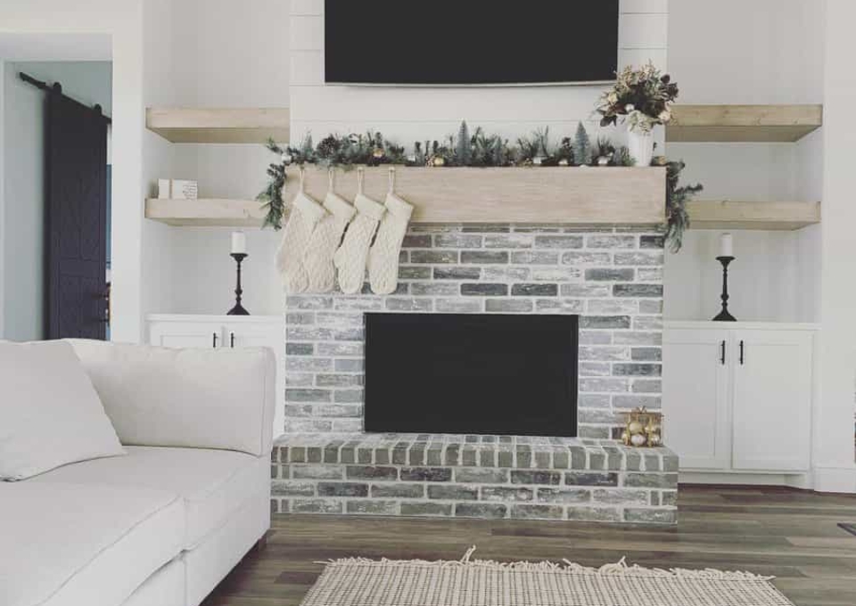 Brick Fireplace Tile Ideas Chelsealynnsullivan