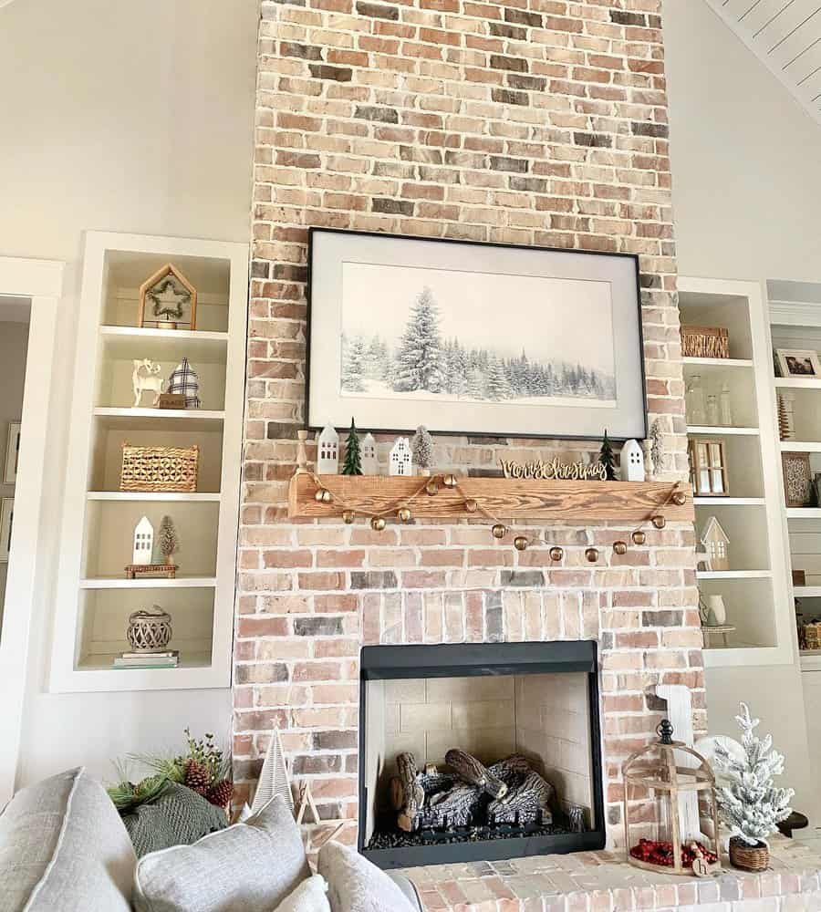 Brick Fireplace Tile Ideas Holmessweethome