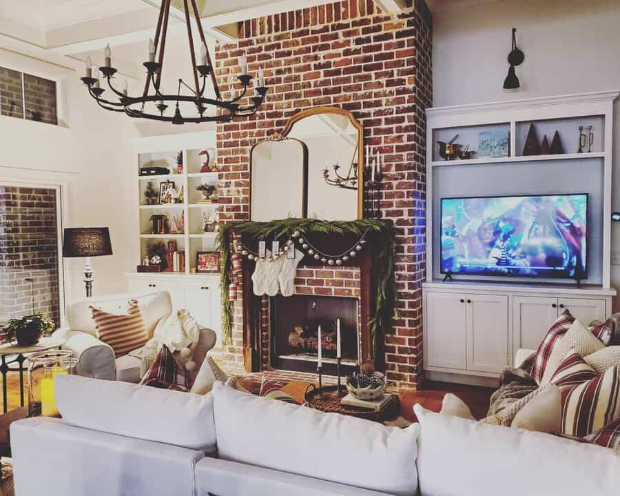 Brick Fireplace Tile Ideas Pimpmyfarmhouse