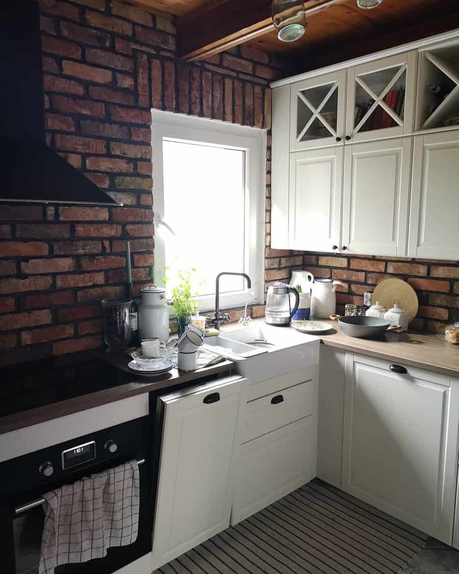 Brick Rustic Kitchen Ideas My Cottage House