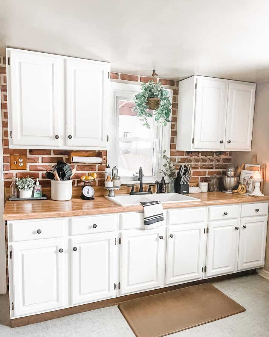 Brick Rustic Kitchen Ideas Thelittlestonehouse