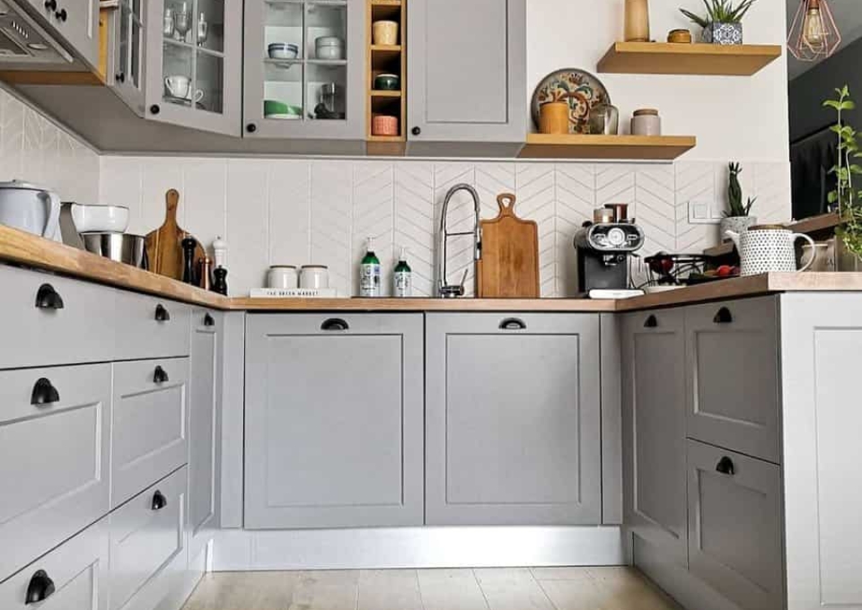 Brown And Gray Kitchen Ideas Monika Grzyw