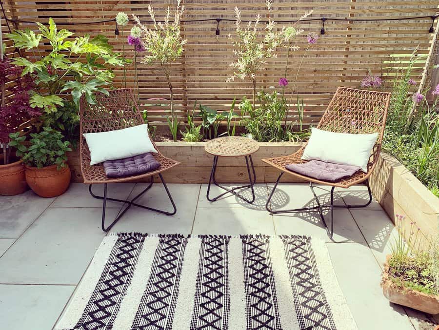 Budget Patio Floor Ideas Hattieintheattic