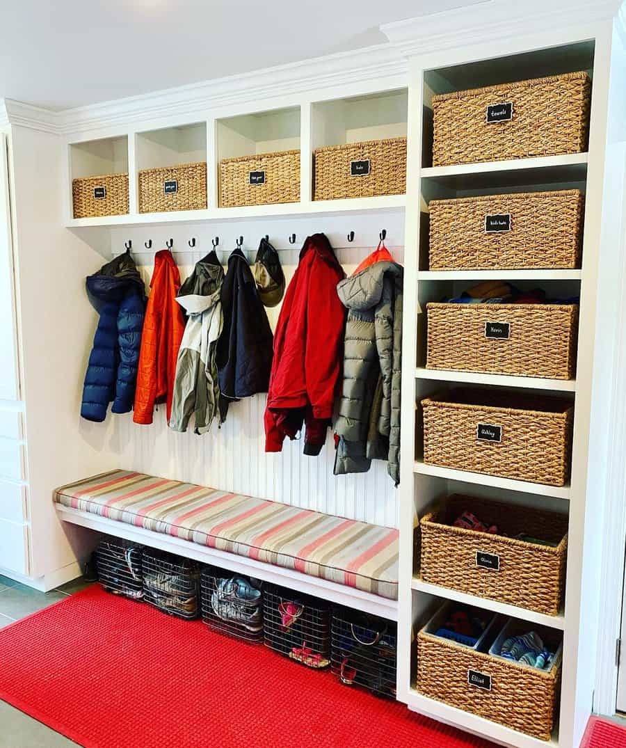 Built In Mudroom Storage Ideas Organizedvt