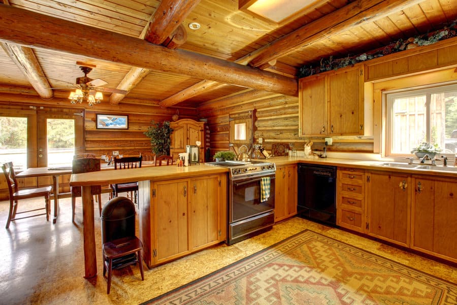 Cabin Rustic Kitchen Ideas