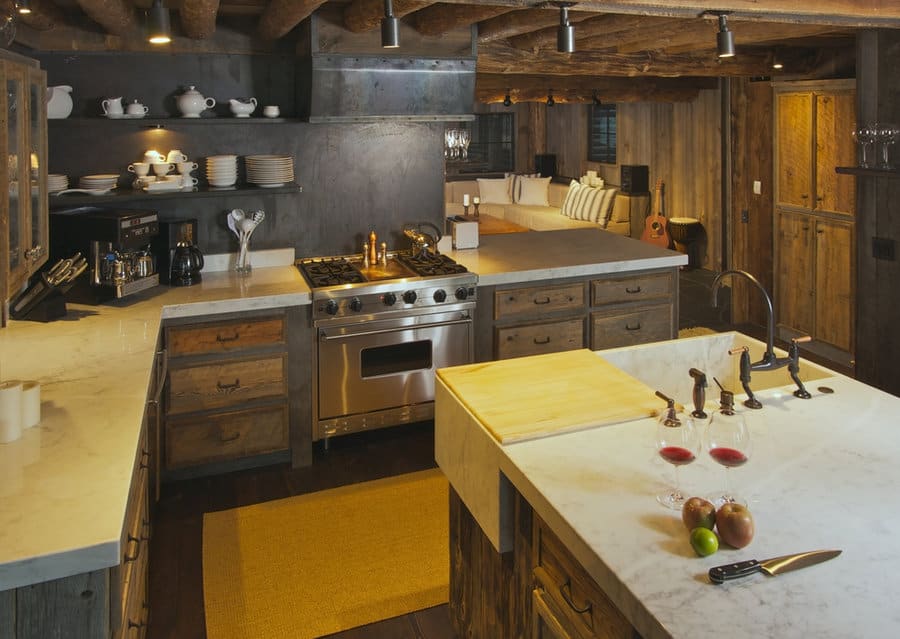 Cabin Rustic Kitchen Ideas