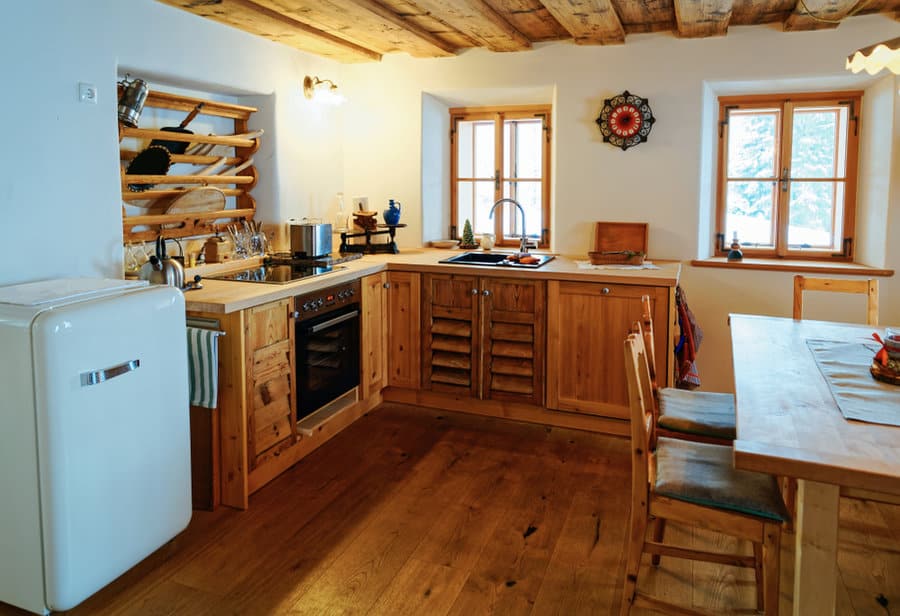 Cabin Rustic Kitchen Ideas