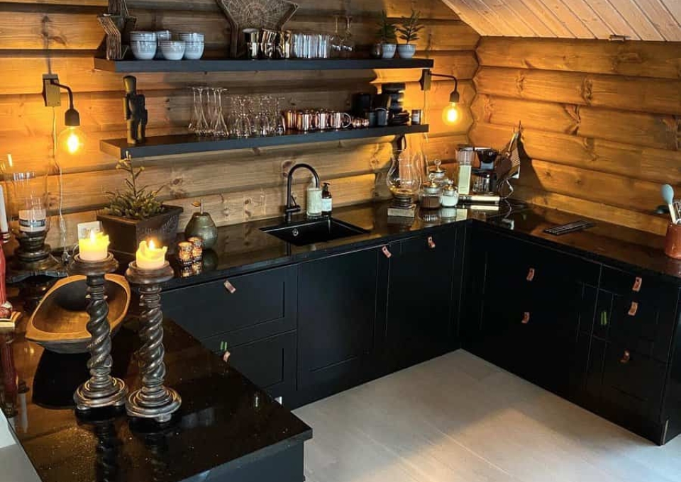 Cabin Rustic Kitchen Ideas Christinashjemoghytte