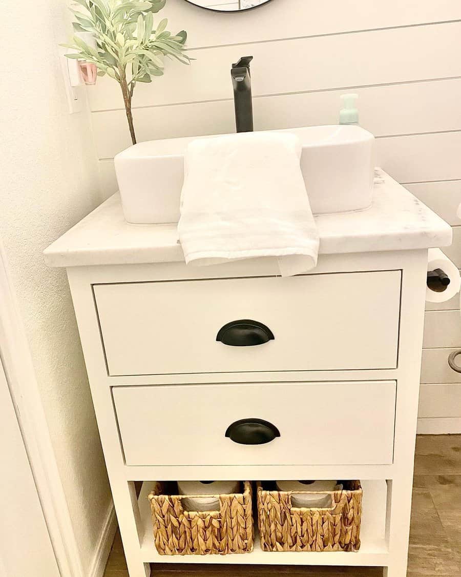 Cabinet Half Bathroom Ideas Love Shop Shiplap