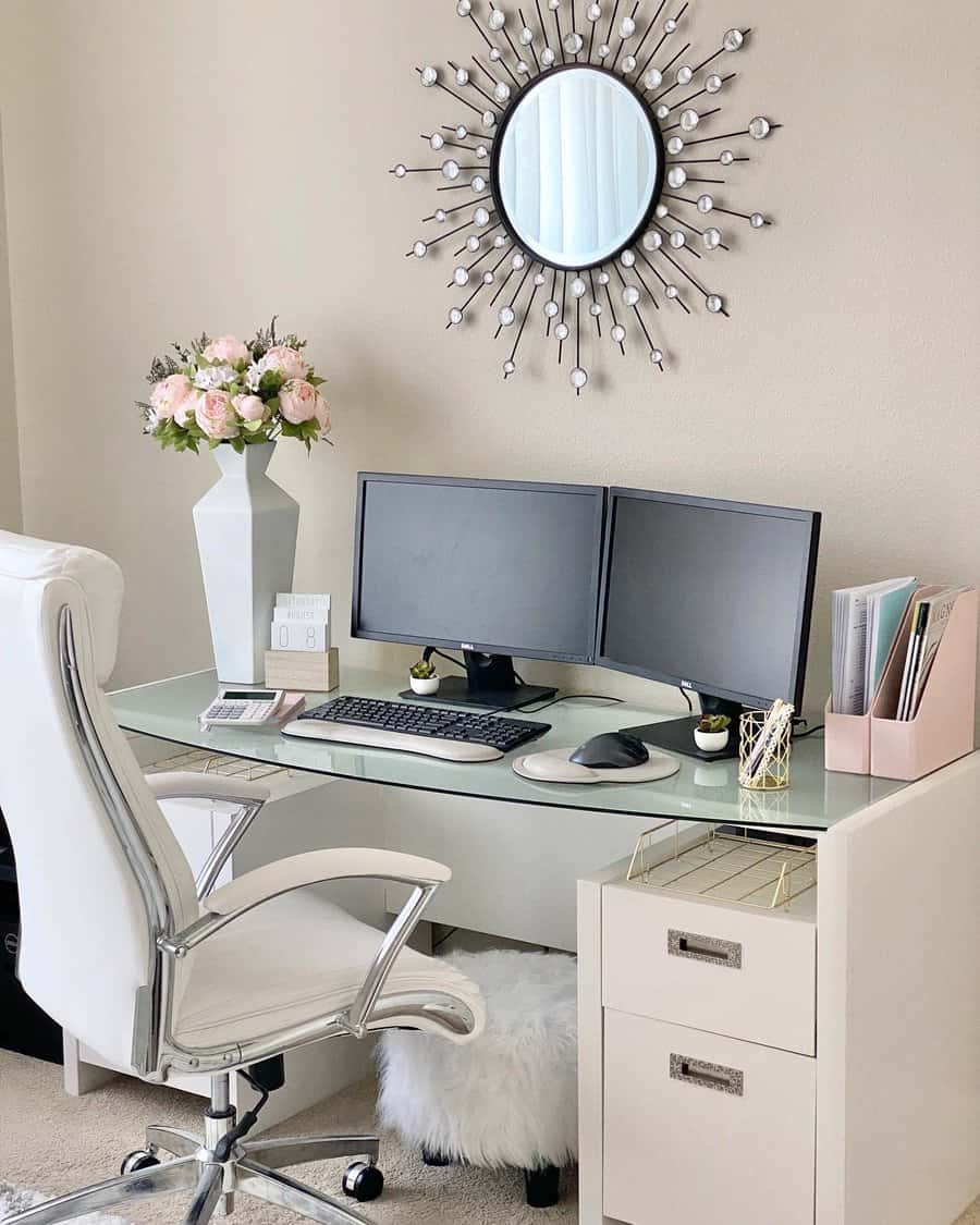 Chic Modern Home Office Ideas Fabulous Farmhouse Designs