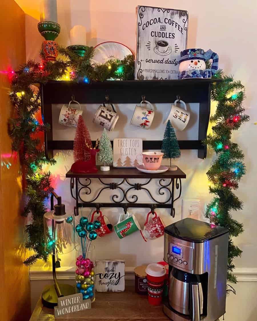 Christmas Coffee Bar Ideas Rusticrosedesigns Ny