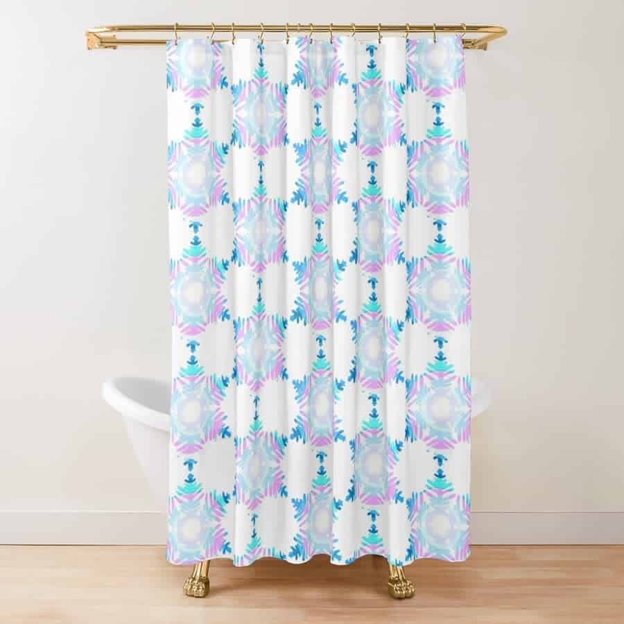 Circle Shower Curtain Ideas Thehappylifegraphics