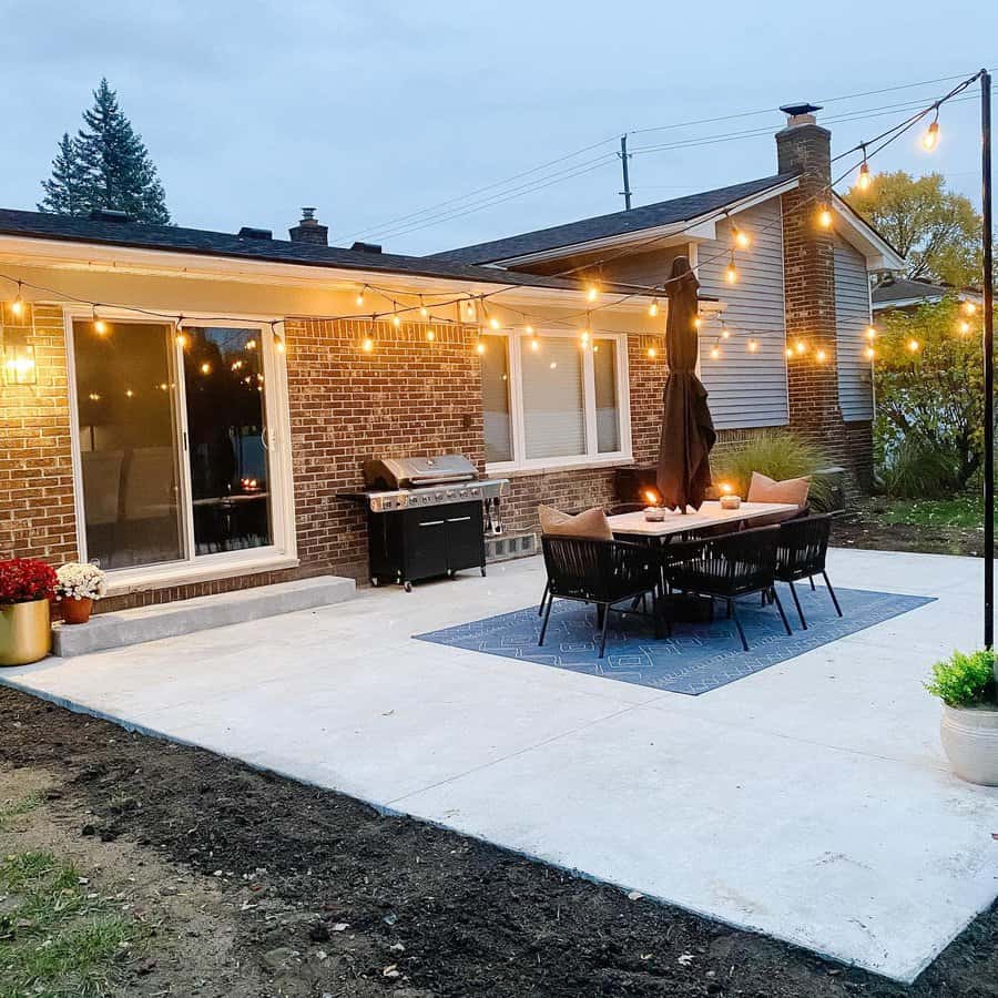 Concrete Cheap Patio Ideas Itshoneydone