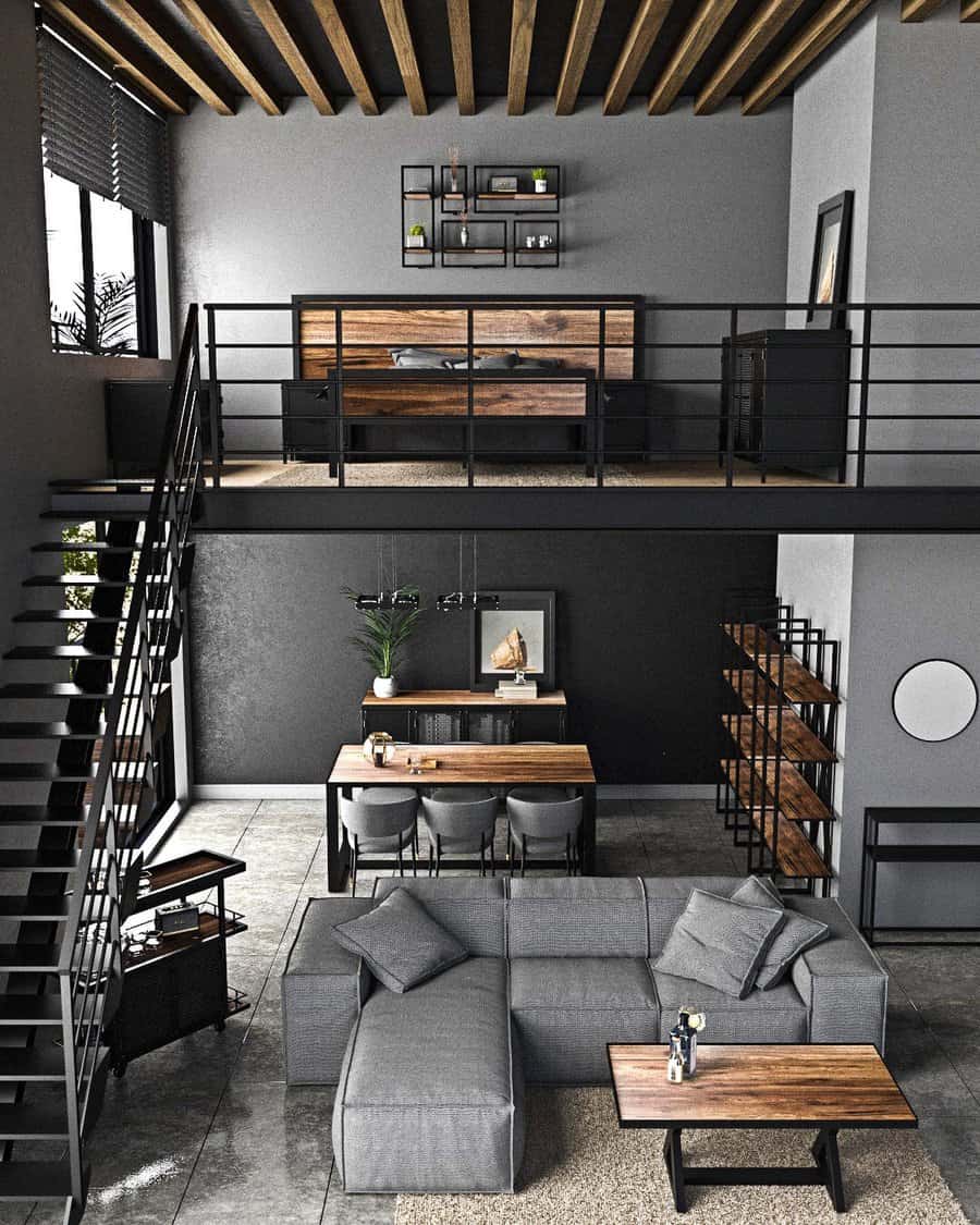 Contemporary Design Loft Railing Ideas Ustudiomx