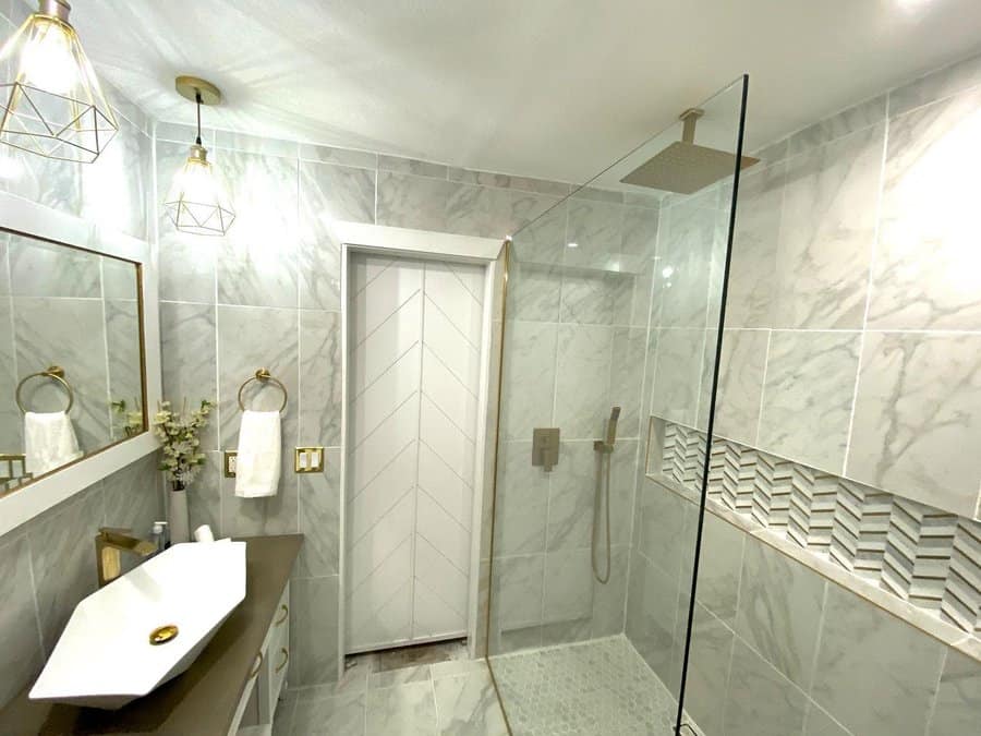 Contemporary Walk In Shower Ideas Hogan Matson