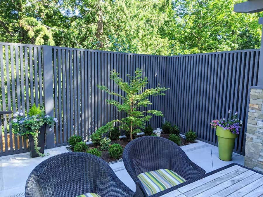 Corner Backyard Privacy Ideas Insideout Designbuild