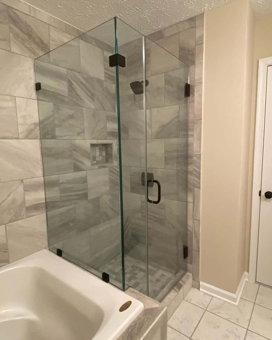 Corner Bathroom Shower Ideas Chevychaseglass