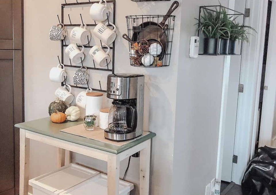 Corner Coffee Station Ideas Abbeyleegracedesigns