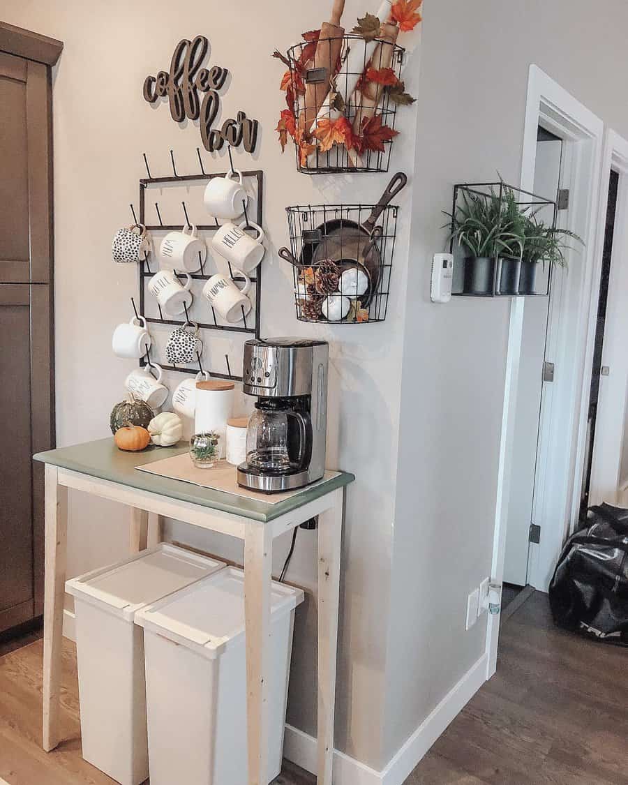 Corner Coffee Station Ideas Abbeyleegracedesigns