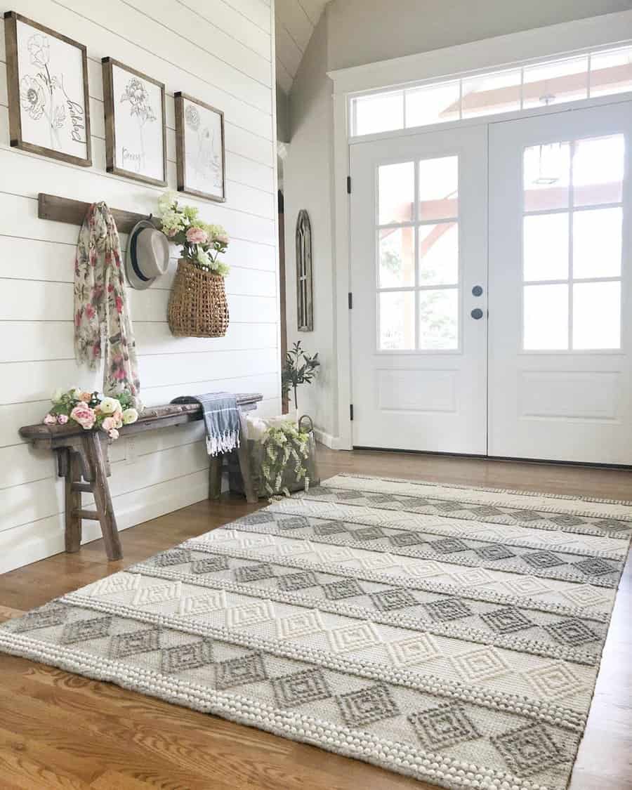 Cottage Entryway Bench Ideas Lavenderbrookfarm