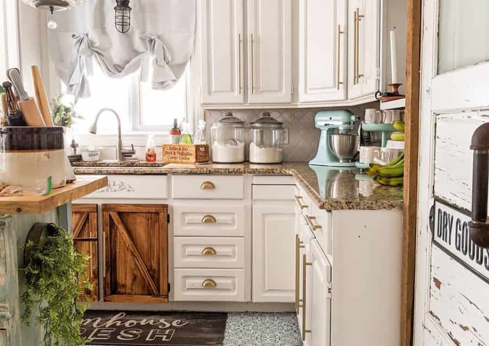 Cottage Rustic Kitchen Ideas Celineshouseonramsey