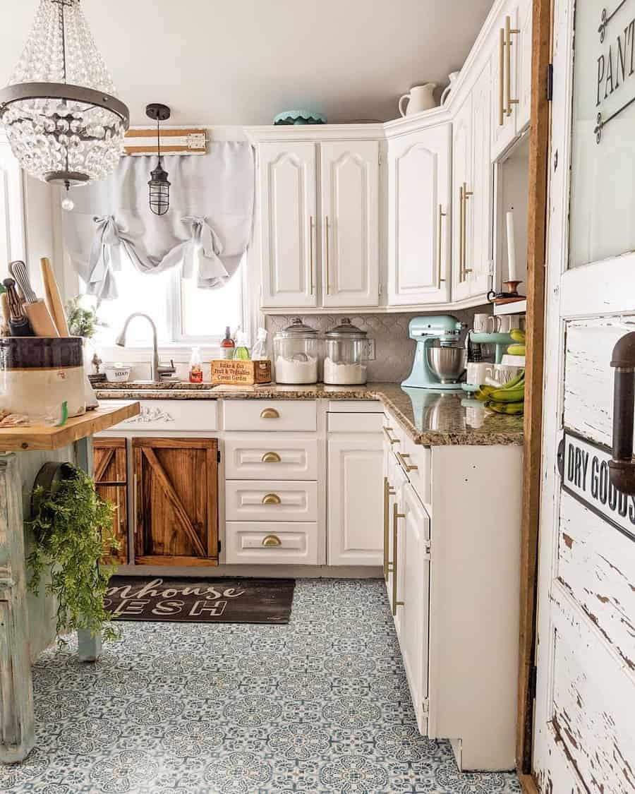 Cottage Rustic Kitchen Ideas Celineshouseonramsey