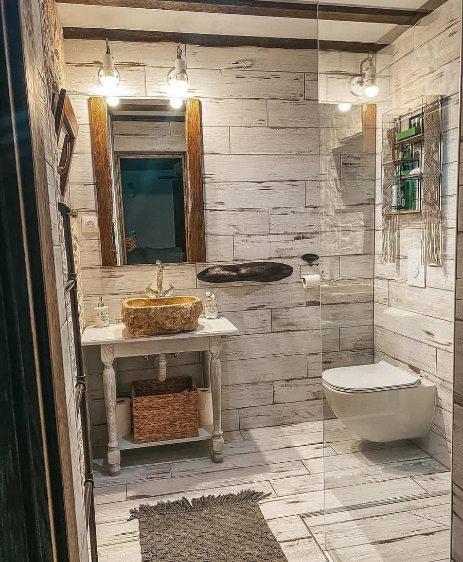 Cottage Or Country Rustic Bathroom Byriverhill Croatia