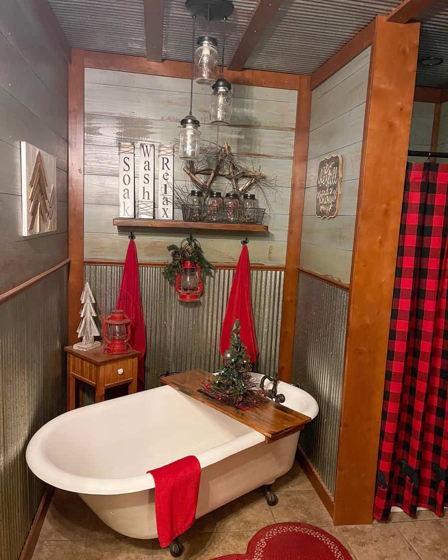 Cottage Or Country Rustic Bathroom Countrygirlathome